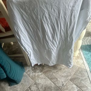 Wild bird ring sling in cloud blue linen